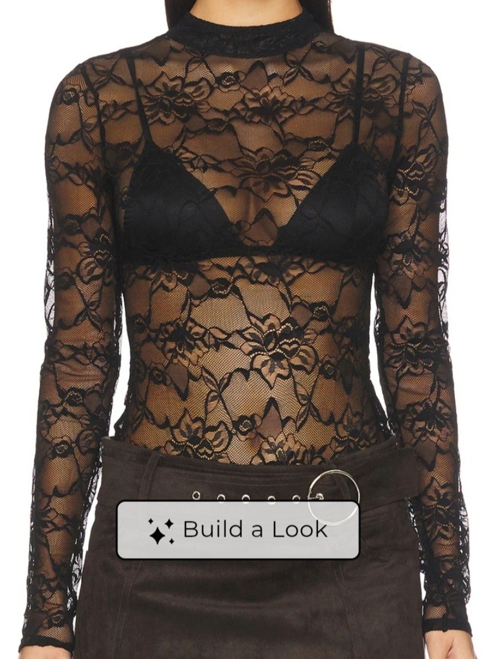 Ow Collection Lydia Lace Bodysuit